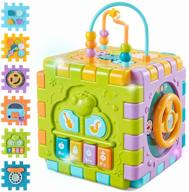 🎁 куб активности toyvelt для малышей: образовательная музыкальная игрушка с 6 активностями - идеальная обучающая игрушка для детей в возрасте от 1 до 3 лет - лучший детский подарок логотип