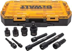 img 1 attached to 🔧 Прочный набор адаптеров для воздействия DEWALT Impact Driver - 10-частейный набор с метрическим приводом 3/8" и 1/2