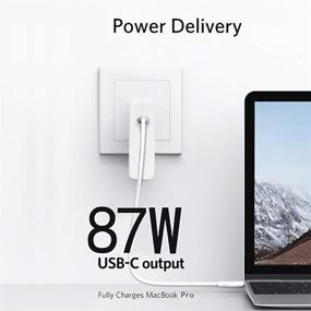 img 3 attached to 🔌 87W USB C Power Adapter for MacBook Pro 15 13 16 Inch M1 2020 2019 2018 Air Retina 13 Inch - Includes 6.6ft USB C Charge Cable