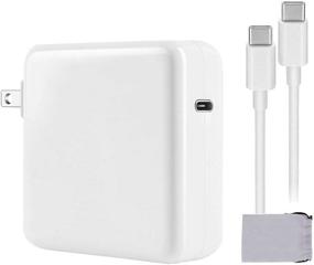 img 4 attached to 🔌 87W USB C Power Adapter for MacBook Pro 15 13 16 Inch M1 2020 2019 2018 Air Retina 13 Inch - Includes 6.6ft USB C Charge Cable