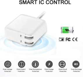 img 1 attached to 🔌 87W USB C Power Adapter for MacBook Pro 15 13 16 Inch M1 2020 2019 2018 Air Retina 13 Inch - Includes 6.6ft USB C Charge Cable