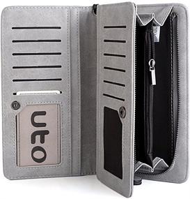 img 1 attached to Veganrse Women's Handbags & Wallets: UTO Organizer with Enhanced Blocking Capacity