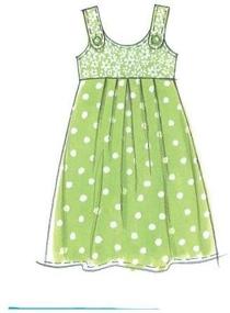 img 2 attached to 👗 McCall's Patterns M5613: Stylish Children's/Girls' Dresses in Size CHJ (7-8-10-12-14)