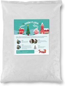 img 4 attached to 🌨️ TIME4DEALS Instant Snow Flock 32oz Artificial Snow Powder - Decorative Craft Snow for Fluffy Winter Displays, Christmas Villages, Home Decor, Xmas Tree, Train Sets
