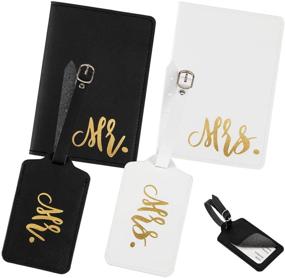img 4 attached to 🌍 Cosweet Honeymoon Passport Covers for Stylish and Secure Travel