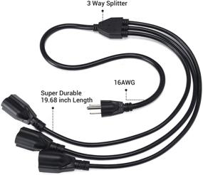 img 3 attached to Facmogu 3 3FT Splitter Heavy Duty Extensions – Amplify your Connectivity with High Performance