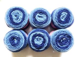 img 2 attached to Blueberry Swirl Sweet Roll Yarn, Pack of 6