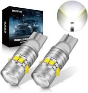 maxgtrs 194 led bulb cree chip with condenser lens 168 w5w t10 6000k xenon white: high-performance solution for signal, reverse, brake, and tail lighting logo