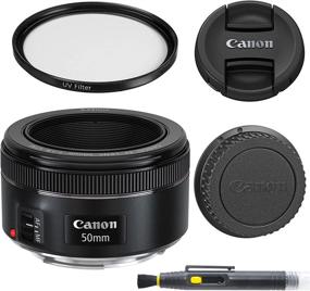 img 4 attached to Canon EF 50mm f/1.8 STM Lens Bundle with UV Filter, Cleaning Pen, and Lens Caps - International Version