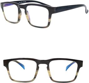 img 3 attached to 👓 Miyui JAPAN Multi Focus Progressive Reading Glasses 3 Powers in 1 Reader, Blue Light Blocking For Women Men - Find Your Perfect Fit with Powers Ranging from +1.00 to +3.50