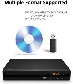 img 1 attached to 📀 UEME DVD Players: HDMI/AV/Coaxial Output, USB Input, Remote Control, PAL/NTSC Support