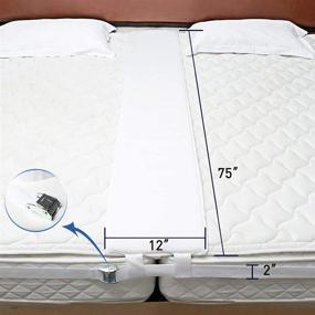 img 3 attached to 🛏️ HITOMEN Bed Bridge Converter Kit: Twin to King Bed Gap Filler with Strap and Mattress Connector