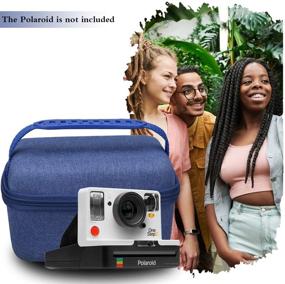 img 1 attached to 📸 Aproca Hard Travel Storage Case for Polaroid Originals Now I-Type/OneStep 2/OneStep+ Camera (Blue) - Durable Protection for Instant Film Photography Gear