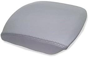 img 4 attached to 🚗 Gray Armrest Cover for Honda Pilot 09-13 - Upgrade Your Console Lid with Us