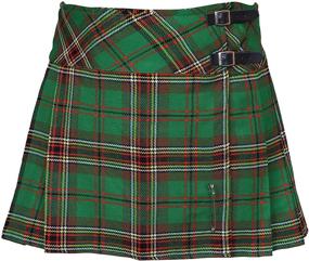 img 4 attached to 🏴 CLOUD KILT" Women's Scottish Tartan Pleated Mini Kilt Skirt - Billie Kilt, 16" & 18" Length Options