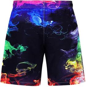 img 3 attached to 👕 ALOOCA Colorful Drawstring Boys' Running Boardshorts: Trendy and Functional Clothing for Active Kids