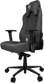 img 4 attached to 🎮 Arozzi VERNAZZA-SFB-DG Computer Gaming/Office Chair, Dark Grey: Enhance Comfort and Style for Work and Play
