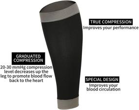 img 1 attached to Ecoey Vitality Compression 20 30MmHg Exercise Men's Clothing