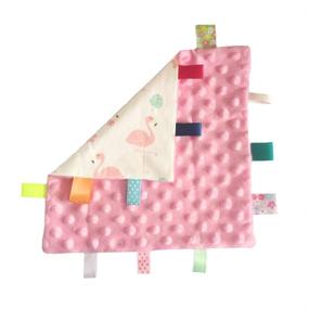 img 1 attached to G Tree Pink Baby Taggy Blanket