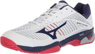 mizuno exceed court tennis black men's shoes in athletic logo