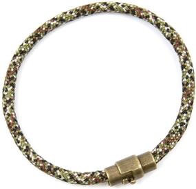 img 3 attached to Lobo Verde Handmade Paracord Rope Bracelet with Copper Magnetic Clasp