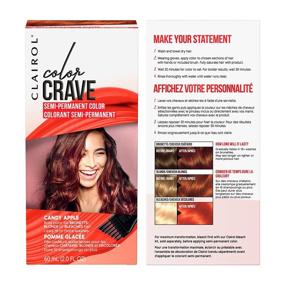 img 3 attached to 💇 Clairol Color Crave Полуперманентная краска для волос, цвет волос "Карамельное яблоко" - Получите яркий и долговечный результат с 1 шт.