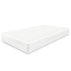 img 4 attached to 🛏️ Dual Sided Sleep System Crib and Toddler Bed Mattress - Premium Breathable Baby Mattress for Infants and Toddlers with Removable Cover, Reversible Comfort Memory Foam - White