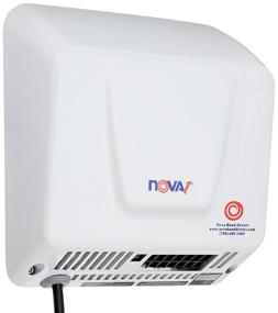 img 1 attached to 🔌 World Dryer 0833 NOVA-1 Economical Surface Mounted Plug-In Hand Dryer for Quick Installation, Standard 110-120V Wall Outlet, Aluminum Cover in White