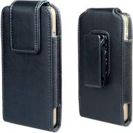📱 gcepls leather holster case for iphone se 2020/ 8/ 7/ 6s: ultimate carrier with belt clip holster - vertical black logo