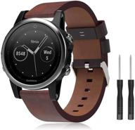 👉 upgrade your garmin fenix 6s with junboer compatible premium leather watch band, 20mm quick fit replacement strap - perfect for fenix 6s pro, 5s & d2 delta s smartwatches! logo