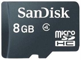 img 2 attached to High-performance 8GB Sandisk MicroSDHC Memory Card with SD Adapter - Expand Your Device Storage!