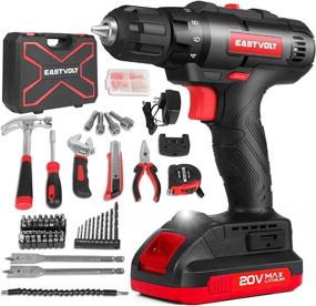 img 4 attached to Eastvolt Cordless 310 Inch-Pound Position Torque Household Drill