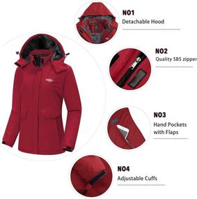 img 1 attached to Wantdo Waterproof Outwear Raincoat Windbreaker Outdoor Recreation