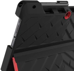 img 1 attached to 📱 Gumdrop DropTech Case - Commercial, Business, Office Essential for Lenovo Miix 520 and Miix 510 2-in-1 Laptop - Black/Red, Rugged, Shock Absorbing, Extreme Drop Protection