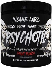 img 3 attached to 💪 Boost Your Workout Intensity with Insane Labz Psychotic Black Edition Pre Workout Powder - Energize, Focus, and Pump Up for Maximum Performance!