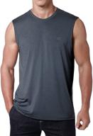 💪 ezrun men's quick dry workout tank tops - muscle sleeveless shirts for gym fitness bodybuilding, running, and jogging logo