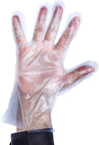 img 4 attached to 🧤 Upper Midland's 1000 Poly Food Service Gloves: Disposable, Powder and Latex Free, Ultimate Hygiene Solution