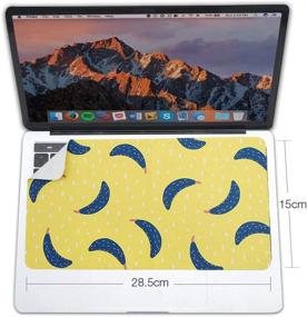 img 3 attached to 🍌 SenseAGE 3-in-1 Mouse Pad: Multi-Functional Microfiber Mat for Laptop, Keyboard, and Monitor, Portable & Washable, Banana Design