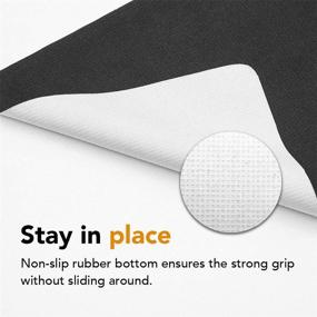 img 1 attached to 🍌 SenseAGE 3-in-1 Mouse Pad: Multi-Functional Microfiber Mat for Laptop, Keyboard, and Monitor, Portable & Washable, Banana Design