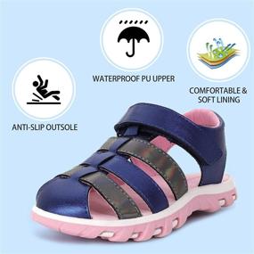 img 2 attached to 👟 Skywheel Slippers Unisex Child Comfort Non-Slip Boys' Shoes for Sandals