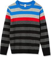 boys' clothing: striped pullover sweater from kid nation logo