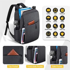 img 1 attached to 💼 Powerful Business Charging Backpack with Computer Notebook Storage