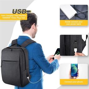 img 3 attached to 💼 Powerful Business Charging Backpack with Computer Notebook Storage