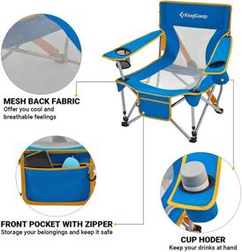 img 2 attached to KingCamp Folding Camping Portable Outdoor Outdoor Recreation in Camping & Hiking
