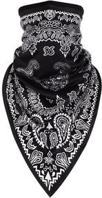 img 1 attached to 🏍️ Quick-Dry Motorcycle Helmets Liner Balaclava Ski Mask Half Masks, Neck Gaiter