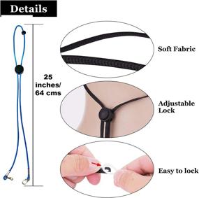 img 3 attached to Adjustable Length Face Mask Lanyard Occupational Health & Safety Products