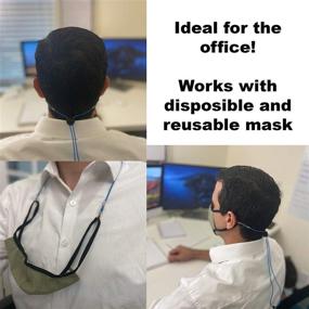 img 1 attached to Adjustable Length Face Mask Lanyard Occupational Health & Safety Products