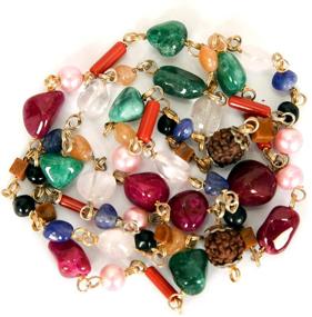 img 4 attached to Gorgeous Handmade Precious Navaratna Necklace