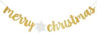 christmas glitter snowflake decorations topfunyy logo