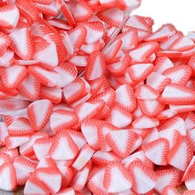 img 4 attached to 🍓 Strawberry Sprinkles Decoration Particles for Flatbacks - Pack of 8